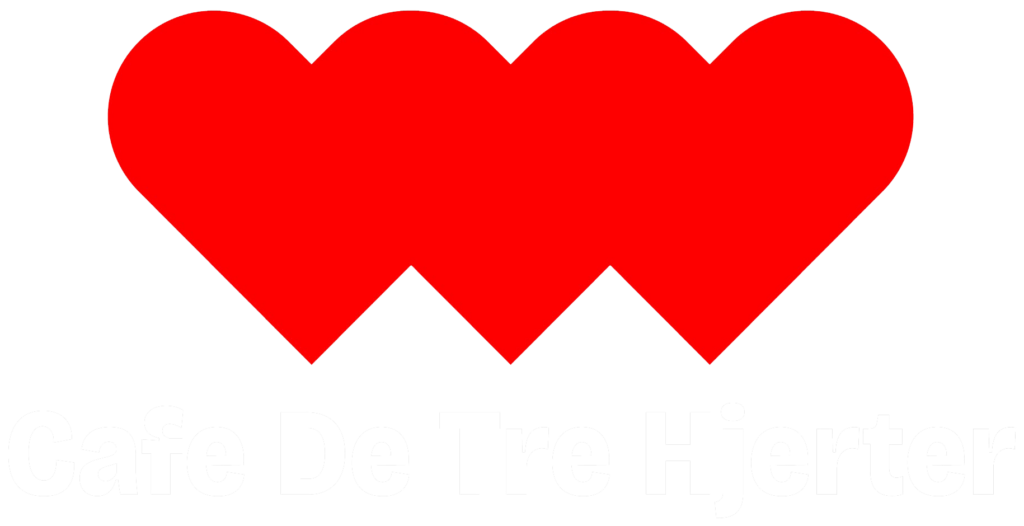 Cafe De Tre Hjerter logo